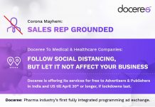 Extending solidarity: Doceree helps Cos reach doctors as medical, sales reps stay indoors amid Corona lockdown Corona_Pandemic
