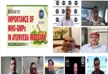 Press Note for Webinar on Importance of WHO-GMPs in Ayurveda Industry on 8th April 2021