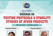 Webinar on “Testing Protocols & Stability Studies of AYUSH Products”